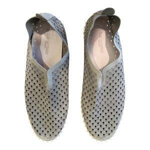 ILSE Jacobsen Hornbak Laser Cut Tulip Shoes, Olive Green, Size 42/11